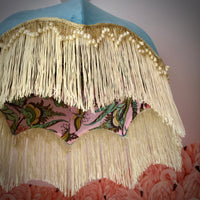 Calypso Lampshade with Pearl Fringe